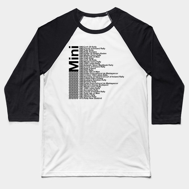 Mini Rally Wins by Year Baseball T-Shirt by YourGoods